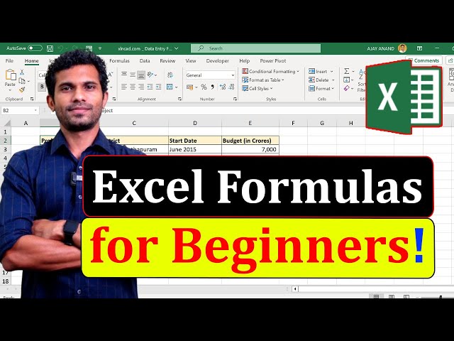 Excel formulas for Beginners