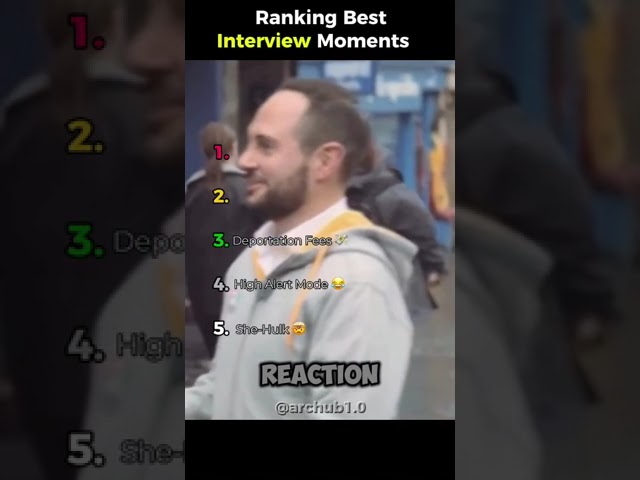 Ranking Best Interview Moments #funny #interview  #karma