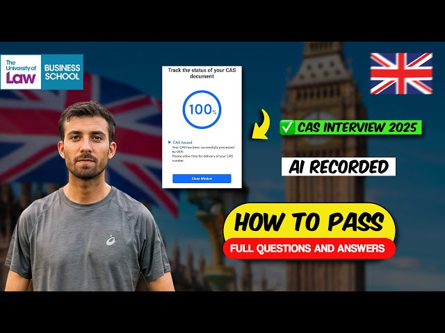 NEW UNIVERSITY OF LAW 2025 PRE CAS RECORDED INTERVIEW 🇬🇧 UNITED KINGDOM