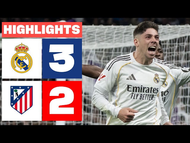 REAL MADRID 3 -  2 ATLÉTICO DE MADRID | HIGHLIGHTS LALIGA EA SPORTS