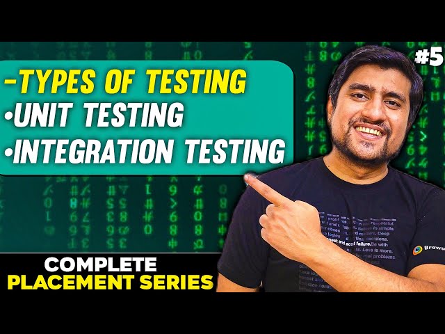 Types Of Testing In Software - Integration And Unit Testing
