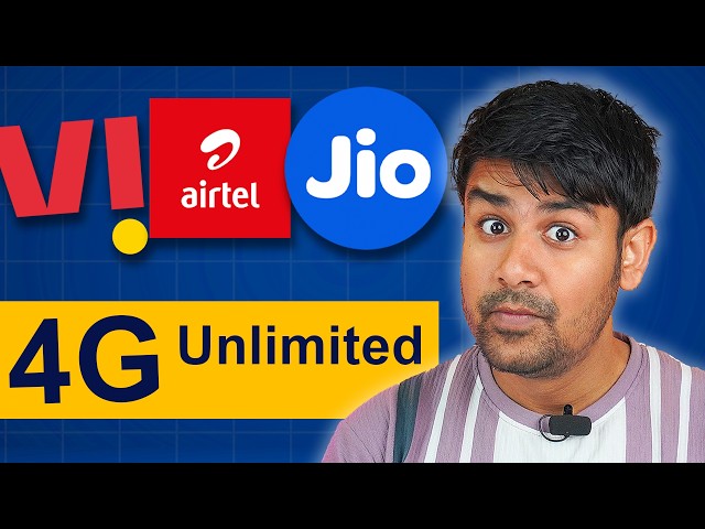 4G is Unlimited Now - Jio, Airtel & Vi