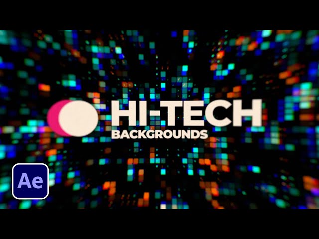 Create Hi-Tech Motion Graphic Backgrounds in After Effects | Tutorial
