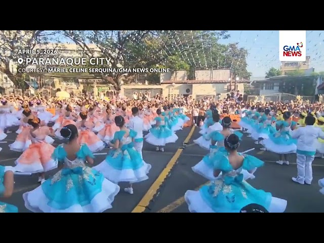 Children perform Sayaw ng Pagbati in Parañaque during Easter Sunday Salubong | GMA News