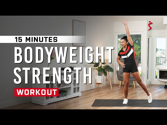 15 Min BEGINNER Full Bodyweight Strength Workout
