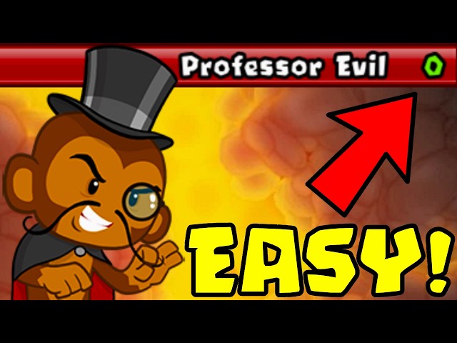 Easily Beat the NEW Professor Evil Challenge... (Bloons TD Battles)