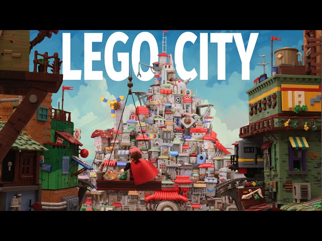 "The Painted City" Custom LEGO Creation
