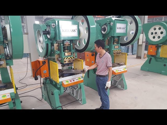 Automatic Power Press Machine | Punching Machine with the Die Shearing Circle from KRRASS