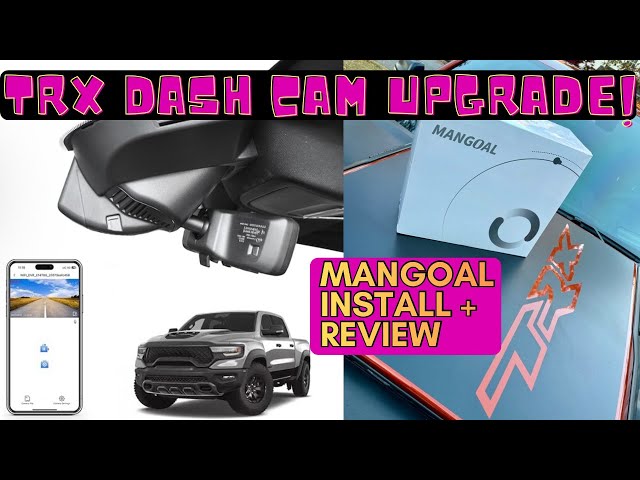 Mangoal Dash Cam Review & Install on 2024 Ram TRX – Unboxing + Real Footage