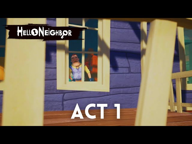 Hello Neighbor - Walkthrough 2K 60FPS HDR - Act 1