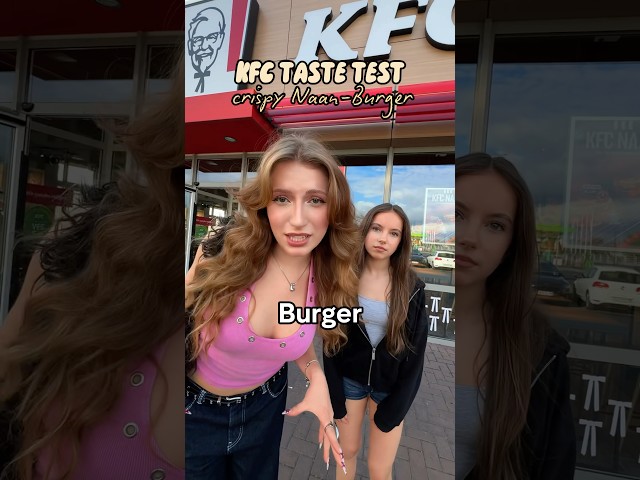 Taste Test vom neuen Naan-Burger von KFC ⭐️ schon probiert? #shorts #shortsdeutschland #naanburger