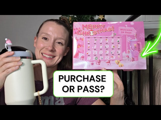 Cutest Stanley Cup Advent Calendar 2025 🎄 | 24 Days of Tumbler Surprises You’ll Love! 💖