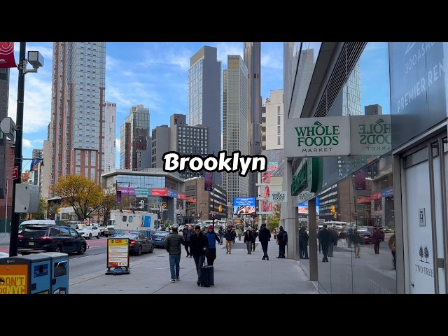 New York City Walking Tour 4k Brooklyn Downtown Brooklyn Ny