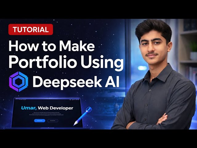 How to Make an amazing Web Developer Portfolio Using DeepSeek AI (Step-by-Step Guide)