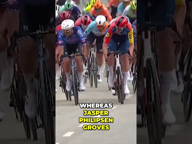 Groves didn't stand a chance against this #cycling #sprint #shocking