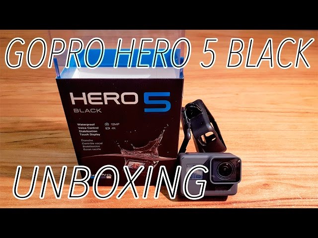 GoPro Hero 5 Black - Unboxing in 4K