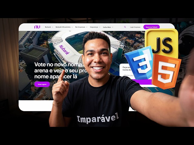 Creating the Nubank website from scratch | HTML, CSS, and JavaScript in practice