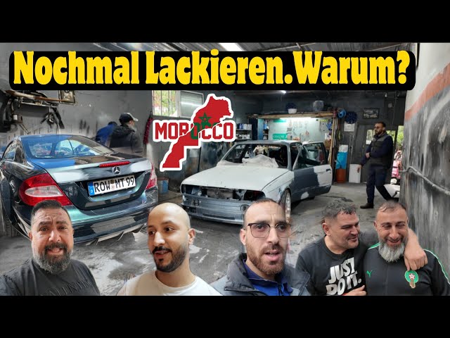 Mistake? Why is the CLK being repainted?! Bobi & Hagen are driving off... Sila Rokko