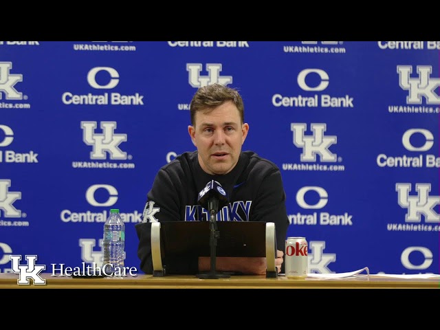 Coach Stein Press Conference presented by UKHealthCare