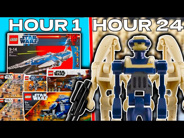 I Built The BIGGEST LEGO Star Wars Droid Army In 24 Hours...