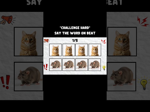 Say The Word On Beat Challenge