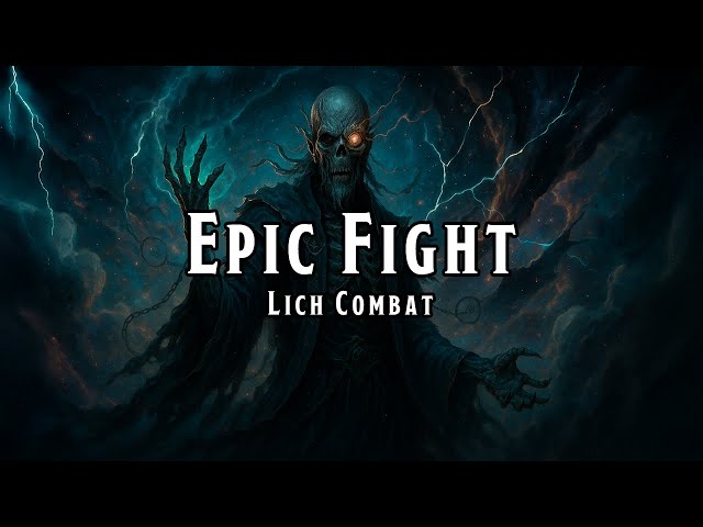 Epic Fight: Lich Combat | D&D/TTRPG Battle/Combat/Fight Music | 1 Hour | Copyright free