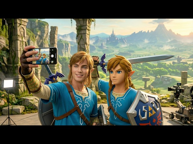 What If THE LEGEND of ZELDA BREATH OF THE WILD Characters was Real? 🎵✨ (Link, Zelda, Impa & More)