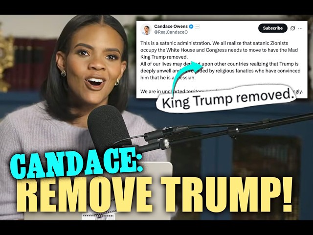 Candace Owens Calls For Trump REMOVAL Following INSANE Easter Message