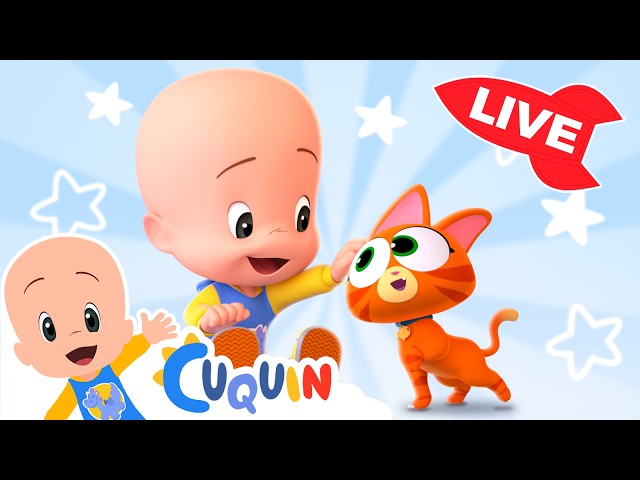 🔴 AO VIVO! 🔴 Musicas infantis com Cleo e Cuquin! Hora de cantar e brincar