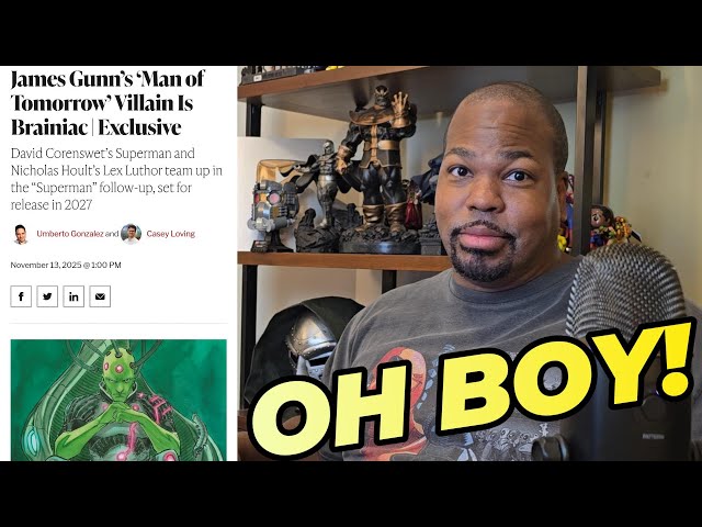 BRAINIAC is James Gunn's Superman: Man of Tomorrow's Villain!