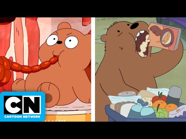 Messy Eater Mash-Up 🍽 | We Bare Bears & We Baby Bears | Cartoon Network