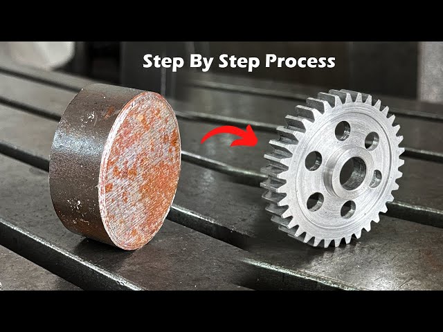 Making a Gear Wheel - Precision Machining Tutorial
