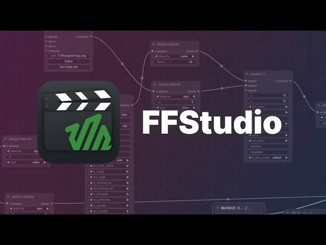 FFStudio — The Visual FFmpeg GUI | Node-Based Video Pipeline Builder