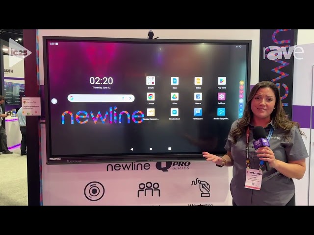 InfoComm 2025: Newline Interactive Presents Q Pro 75" Android 13 Interactive Display