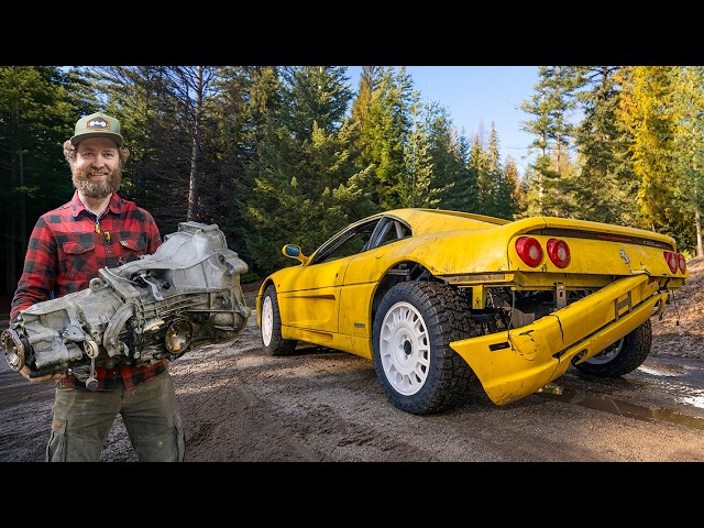 Rebuilding a Ferrari with a V10 Twin Turbo Diesel and Porsche Transmission!