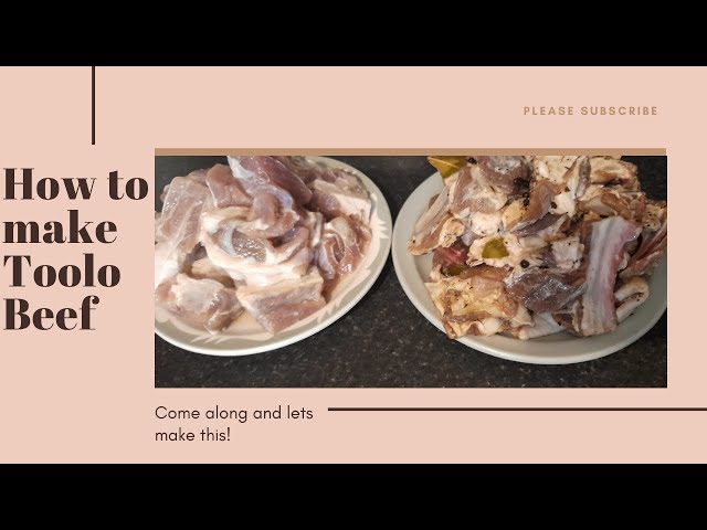 How to make Toolo Beef (Salted Beef)