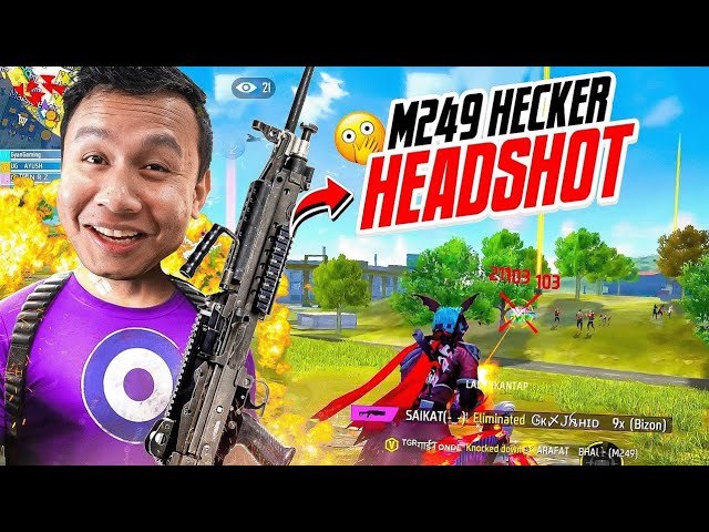 M249x Headshot Hecker Machine 🔥Top 1 Grandmaster Lobby 😱 Tonde Gamer