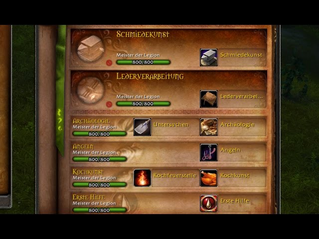[WOW] Beruf auf 800 bringen - kleiner Trick ;)