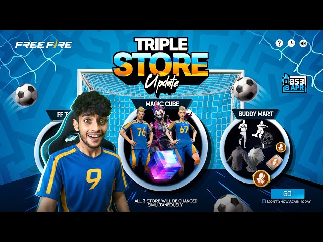TRIPPLE STORE UPDATE 100% ✅️ Free Fire Max