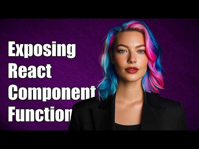 Exposing function of a React component