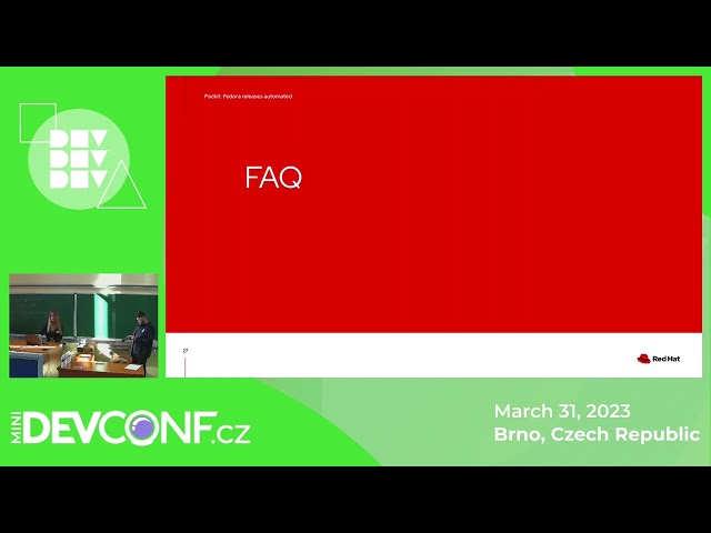 DevConf.cz Mini | March 2023 - Packit: Fedora releases automated