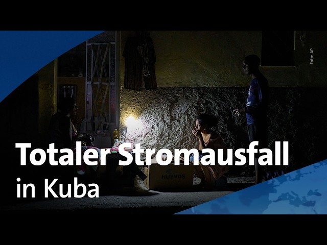 🌍 Tagesschau 8 p.m. & Tagesschau24 Top Story, March 17, 2026 | Nationwide power outage in Cuba