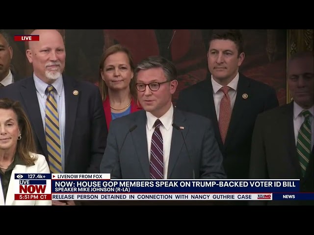 Speaker Johnson Delivers Remarks After the House Passes the SAVE America Act