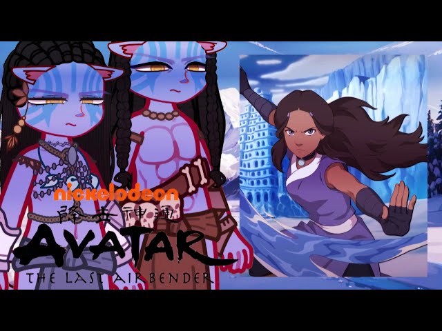 Fandoms React to Katara || Avatar: The Last Airbender || Gacha React
