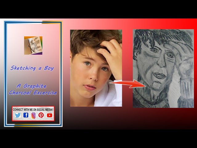 #boy #graphite #stayhome #Sketching A Boy