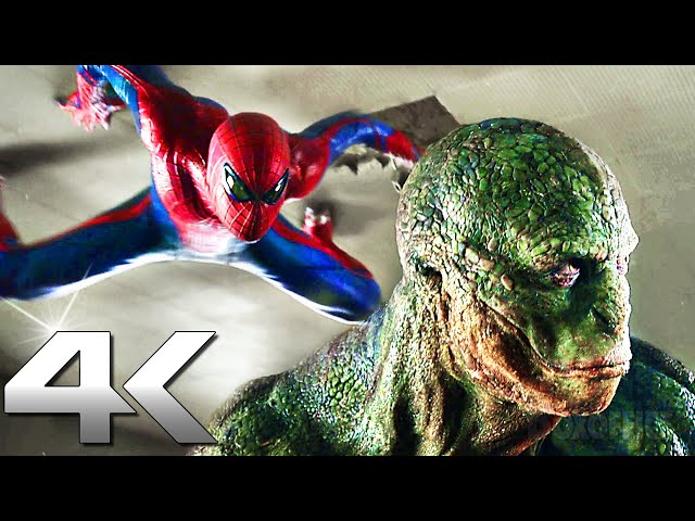 SPIDER-MAN Vs THE LIZARD Best Action Scenes 4K ᴴᴰ