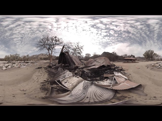 Paramount Ranch’s Western Town destroyed by the Woolsey Fire.