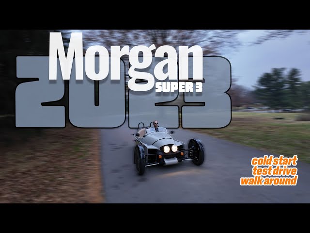 Morgan Super 3 – Hand‑Built Factory Show Car! $68K Bespoke 3‑Wheeler in Desert Glow Silver