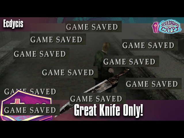 Silent Hill 2 Great Knife Only  - Speedruns From the Crypt - GDQ Hotfix Speedruns
