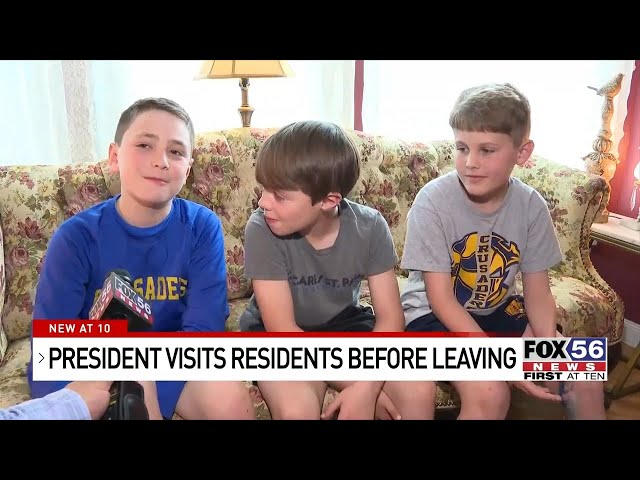 Scranton kids react to meeting President Joe Biden